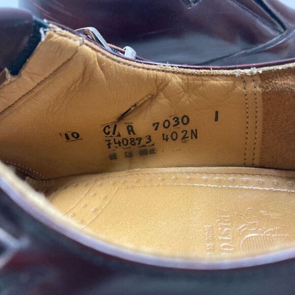 JOHNSTON & MURPHY Men’s Shoes Red/Brown Size 10 - Picture 9 of 12